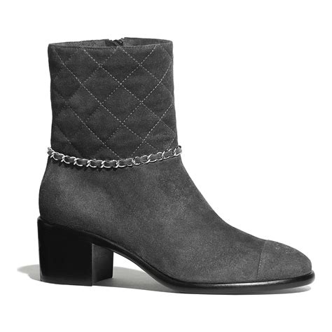 chanel grey ankle|chanel shoes for women.